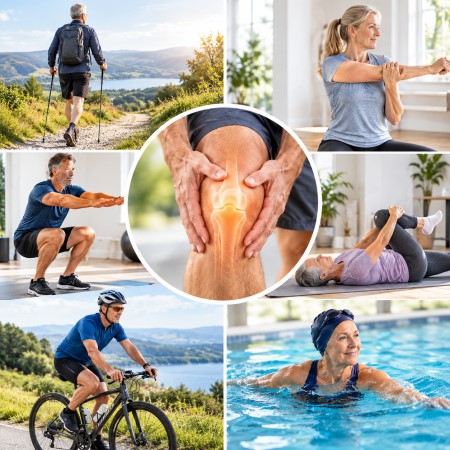 Übungen bei Arthrose zur Verbesserung der Gelenkbeweglichkeit und Stabilität in der Physiotherapie Babelsberg