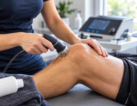 Individuell abgestimmte Elektrotherapie und Ultraschallbehandlung in der Physiotherapie Babelsberg