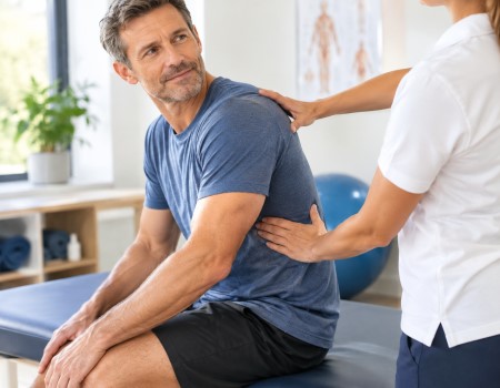 Physiotherapeutische Massage in Potsdam für Patienten mit Rücken-, Nacken- und Schulterbeschwerden