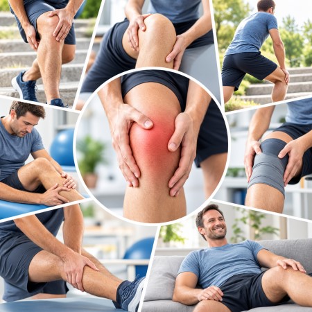Ziele der Rehabilitation nach einer Operation mit Muskelaufbau, Beweglichkeitstraining und Schmerzreduktion