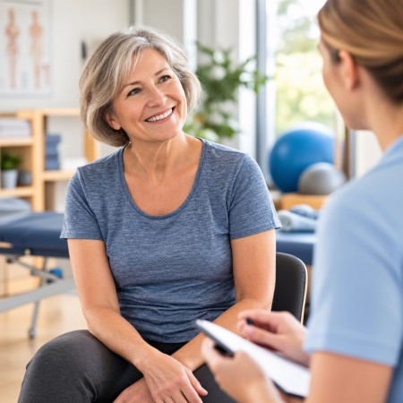 Individuelle physiotherapeutische Betreuung mit persönlichem Gespräch in der Physiotherapie Babelsberg